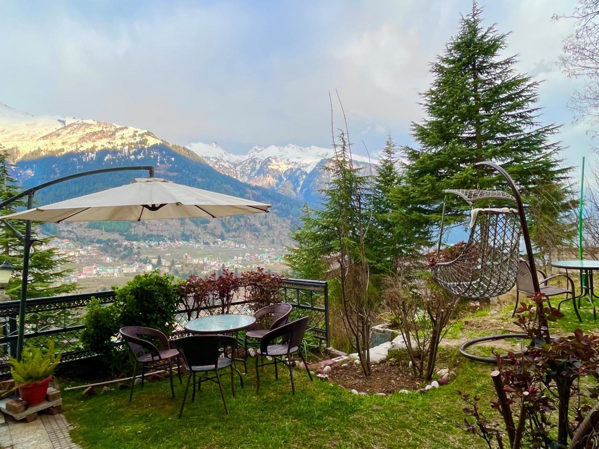 The Manu Emerald # Farmhouse # Top Selling Cottage In Manali # Peaceful Heritage Cozy Stay # Lawn With Bonfire # Most Awarded Exterior foto